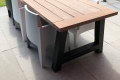 Hardhouten tuintafel Azobe 280