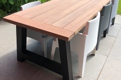 Hardhouten tuintafel Azobe 280
