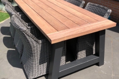 Hardhouten tuintafel Azobe 230