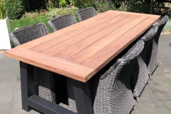 Hardhouten tuintafel Azobe 230