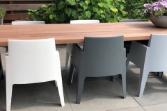 Hardhouten tuintafel Azobe 280