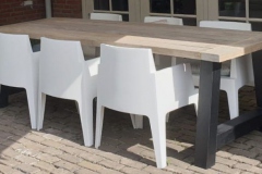 Hardhouten tuintafel 280
